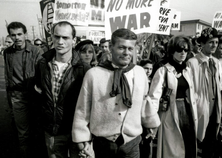 Donald Duncan at Anti-War Protest