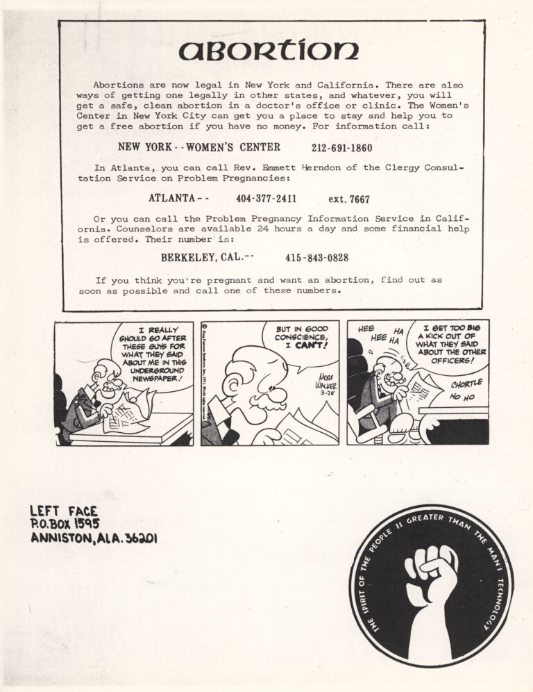 Abortion – April 1971