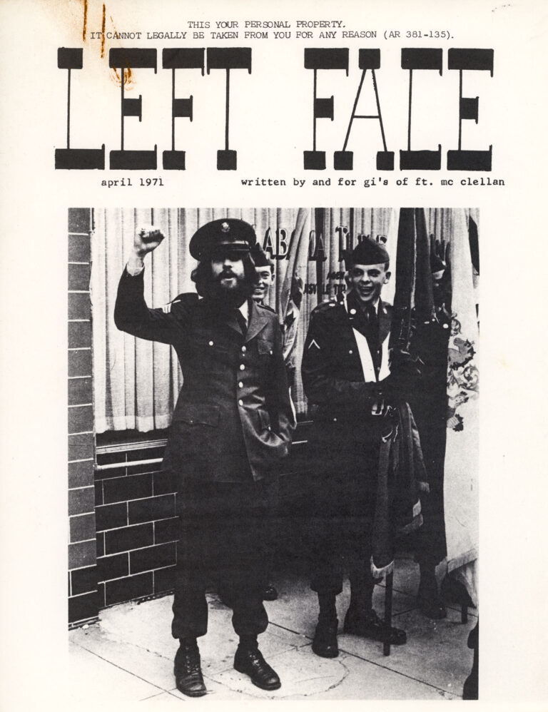 Left Face – April 1971