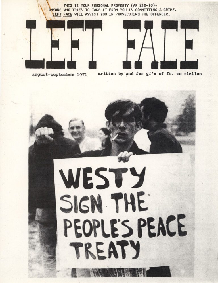 Left Face – Aug-Sep 1971