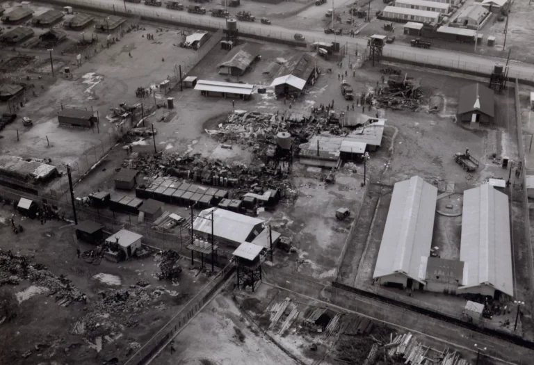 LBJ Aerial View After the 1968 Riot