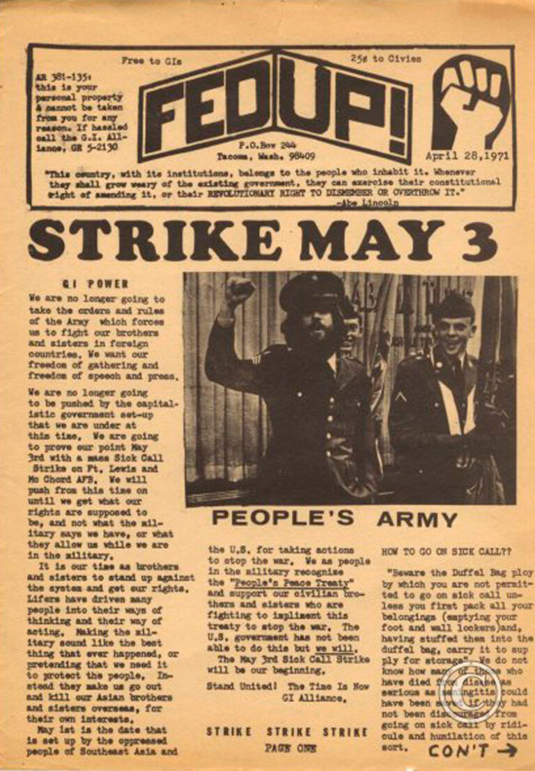 FED UP – April 28, 1971